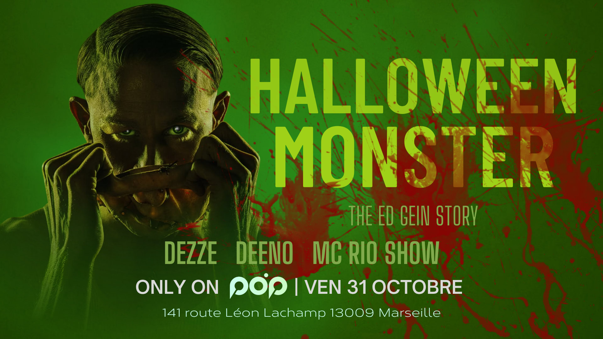Vendredi 31 Octobre 2025 – Halloween Au Pop Club Marseille