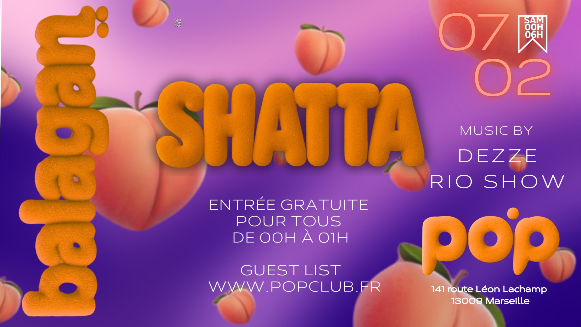 Shatta - Samedi 07 Février 2026 - Dezze / MC Rio Show