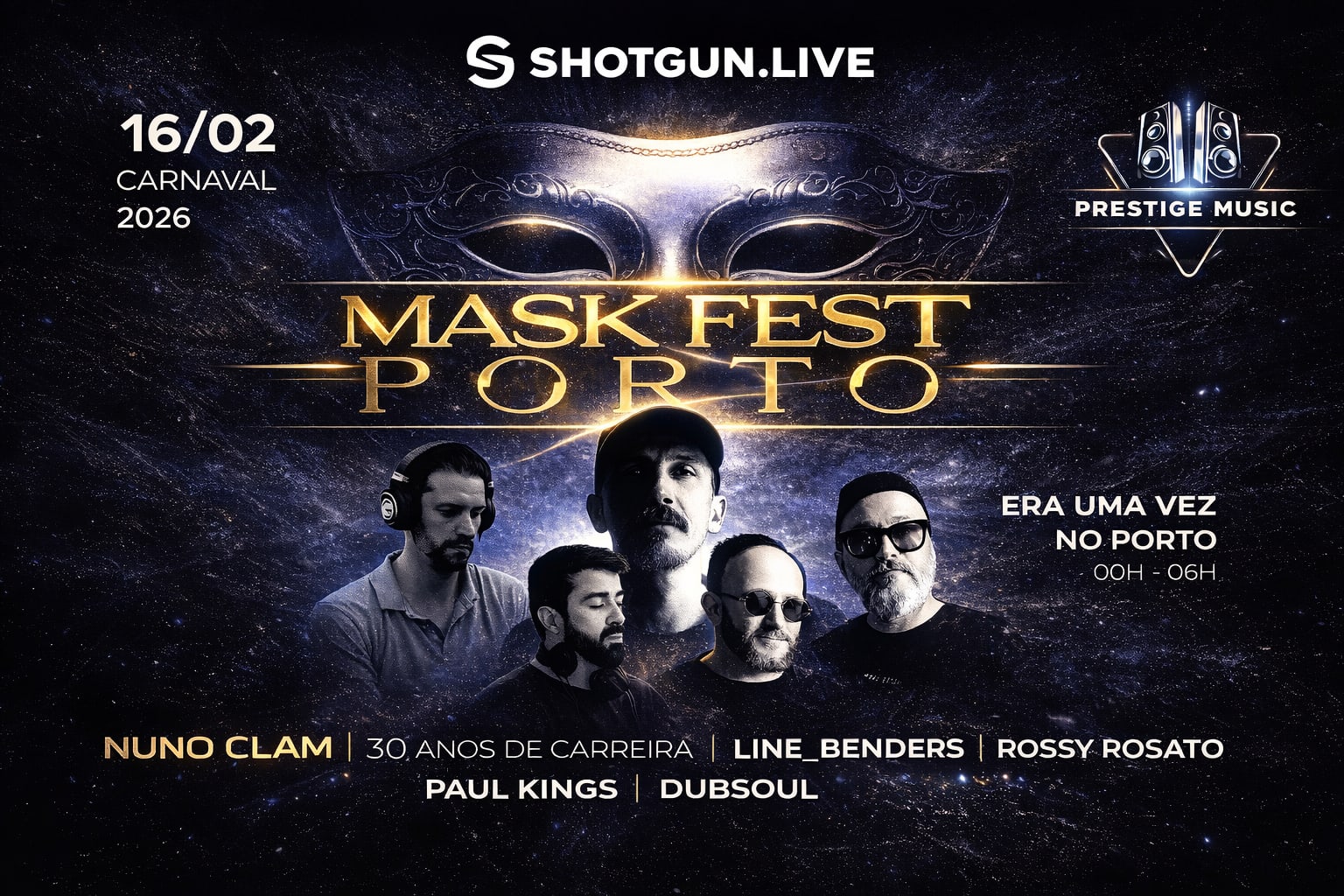 Carnaval - 30 Anos Carreira De Nuno Clam - Prestige Music