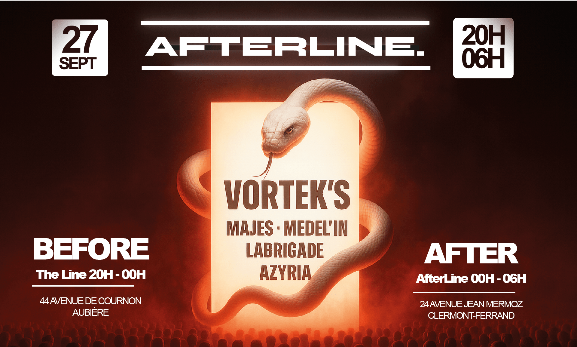 Afterline : Vortek's 27.09 Clermont-Ferrand