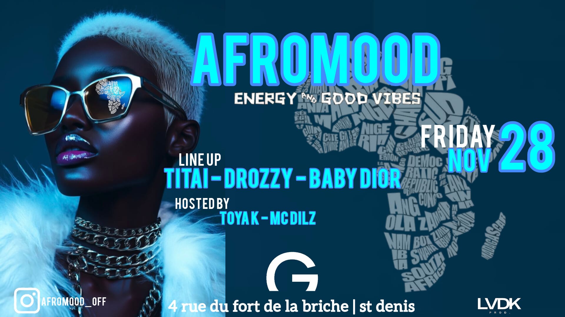 Afromood - Friday 28 November - G Club
