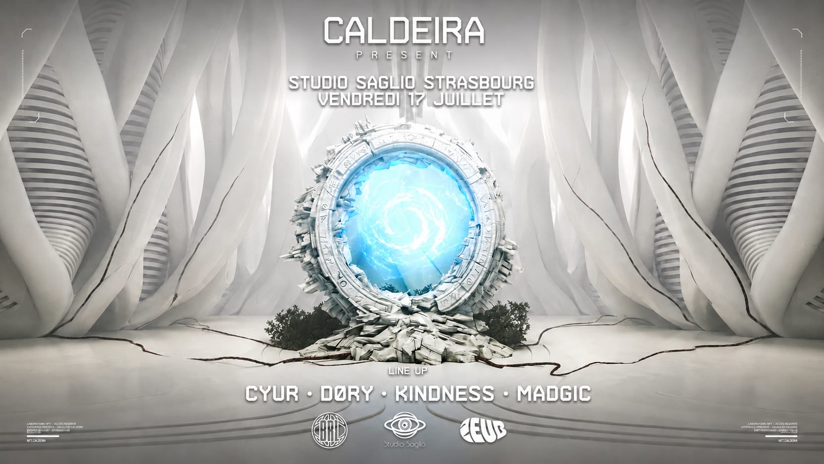 Caldeira X Studio Saglio / Cyur, Døry, Kindness, Madgic