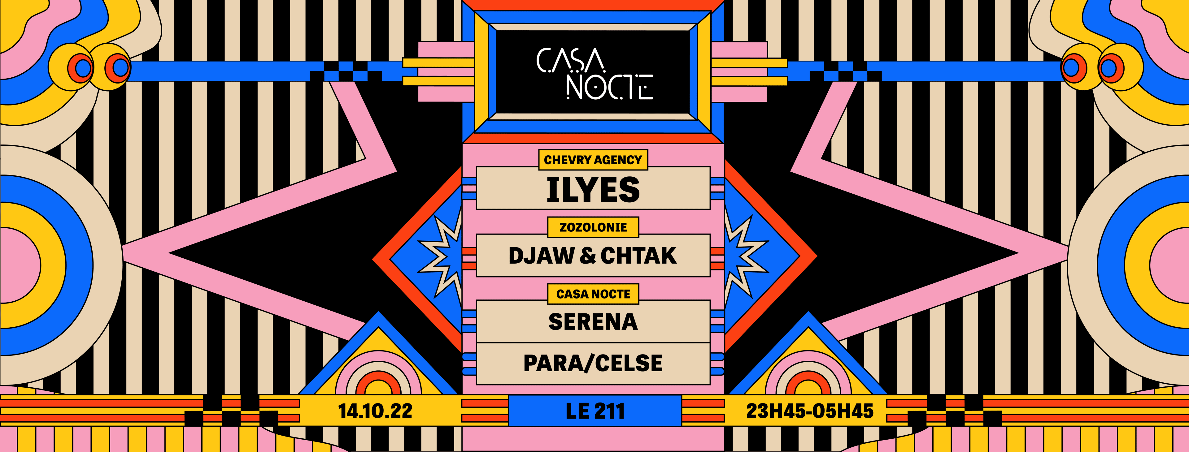 Casa Nocte Invite Ilyes & Zozolonie