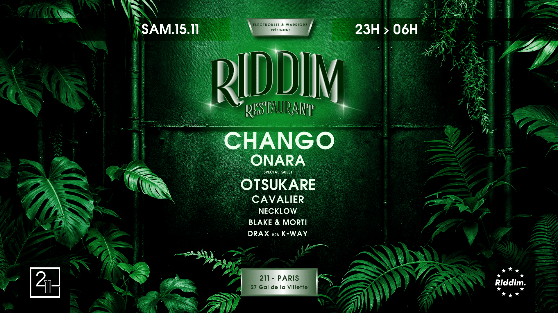 Riddim Restaurant - Low Record Afterparty