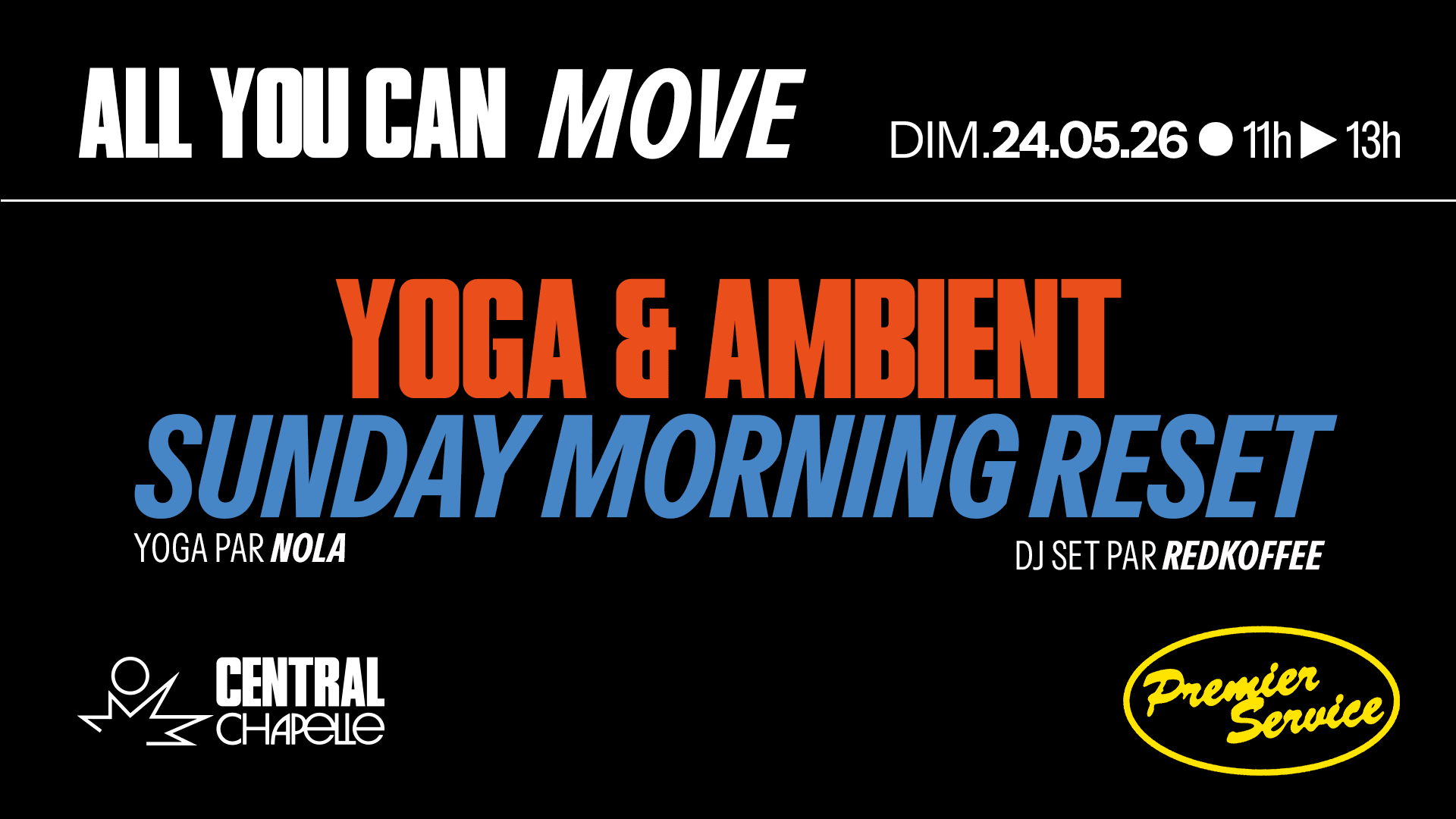 Yoga & Ambient Sunday Morning Reset — Central Chapelle