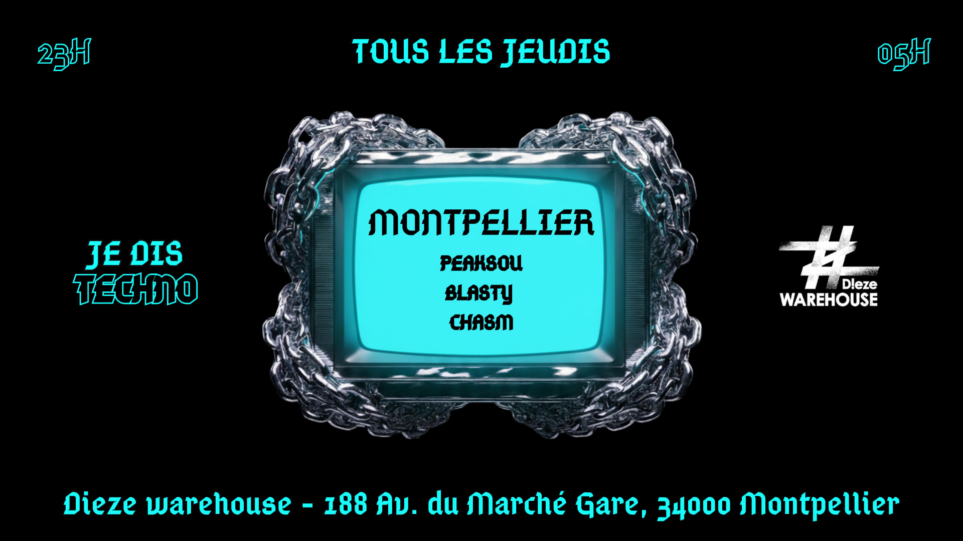 Je Dis Techno - Dieze Warehouse - 05.03