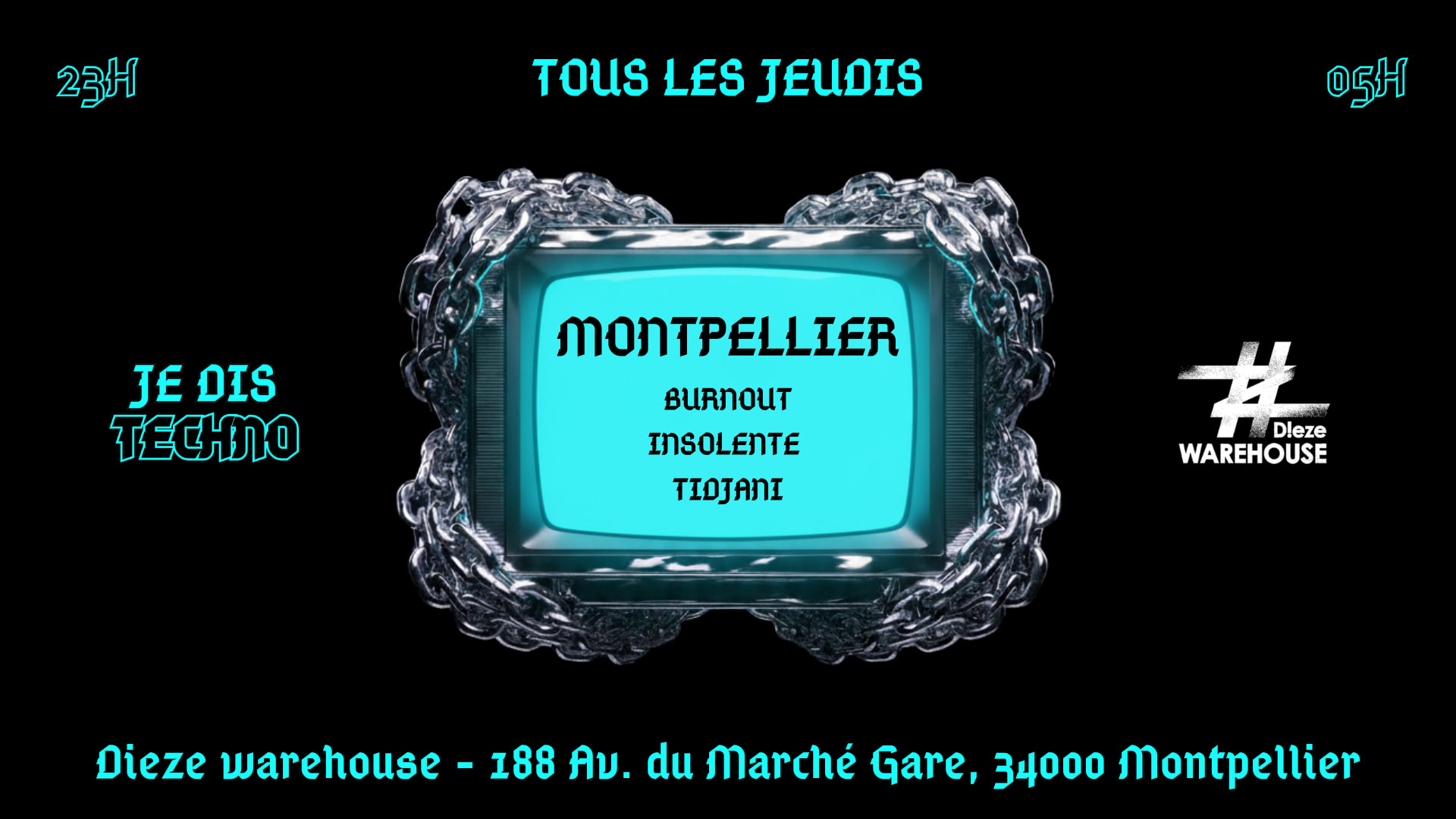 Je Dis Techno - Dieze Warehouse - 26.02