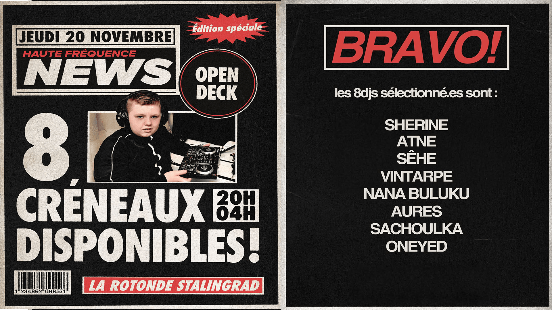 Haute Fréquence #14 - Open Decks Only