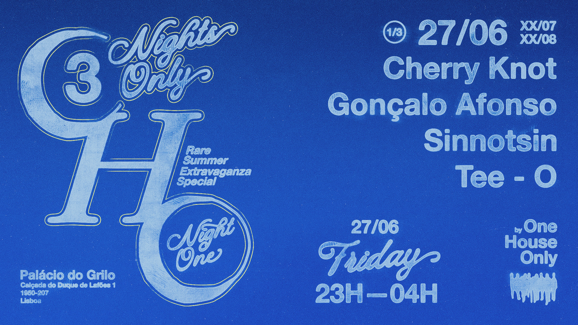 3 Nights Only / Night 1