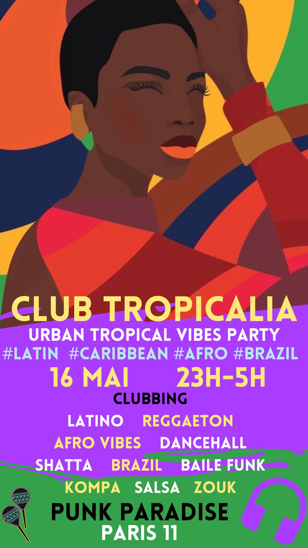 Club Tropicalia 16/5 ~ Afro, Latin, Caribbean, Brazil Vibes
