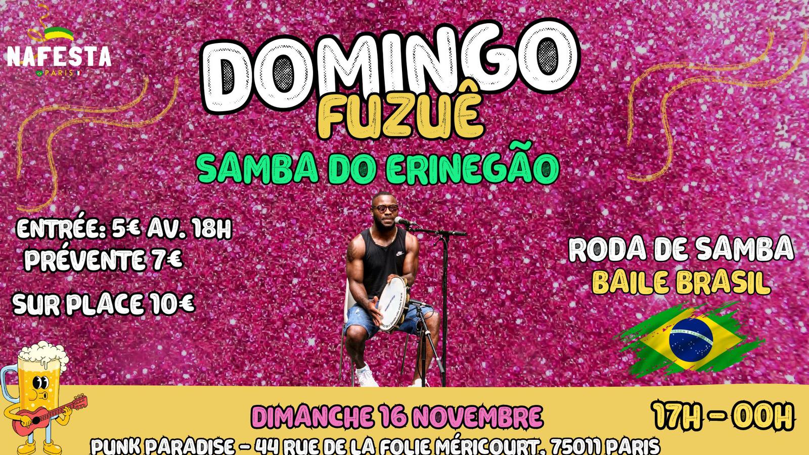 Domingo Fuzuê !! Dimanche 100% Brésil À Paris 11
