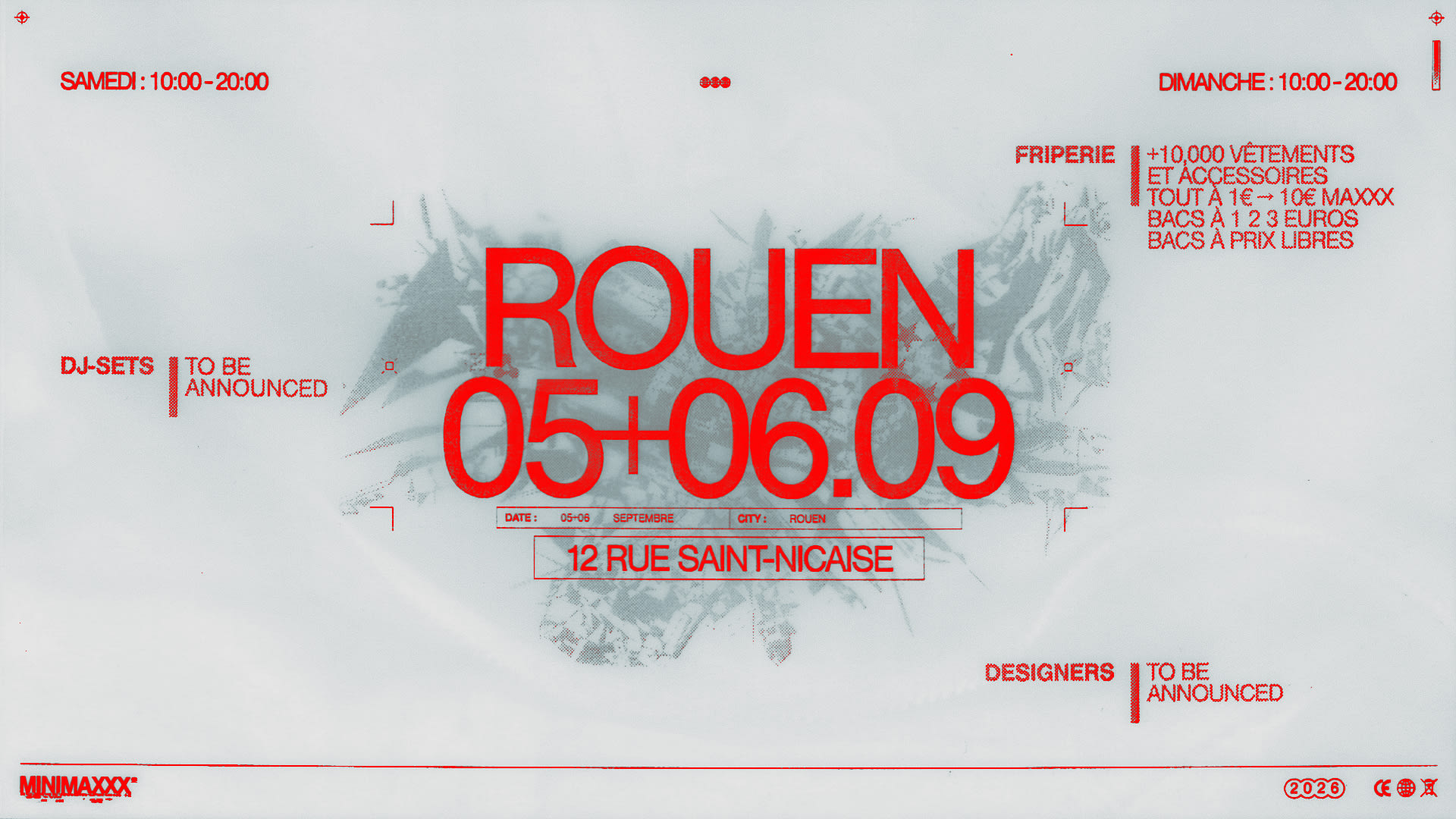 [Rouen] Friperie + Dj-Sets + Designers
