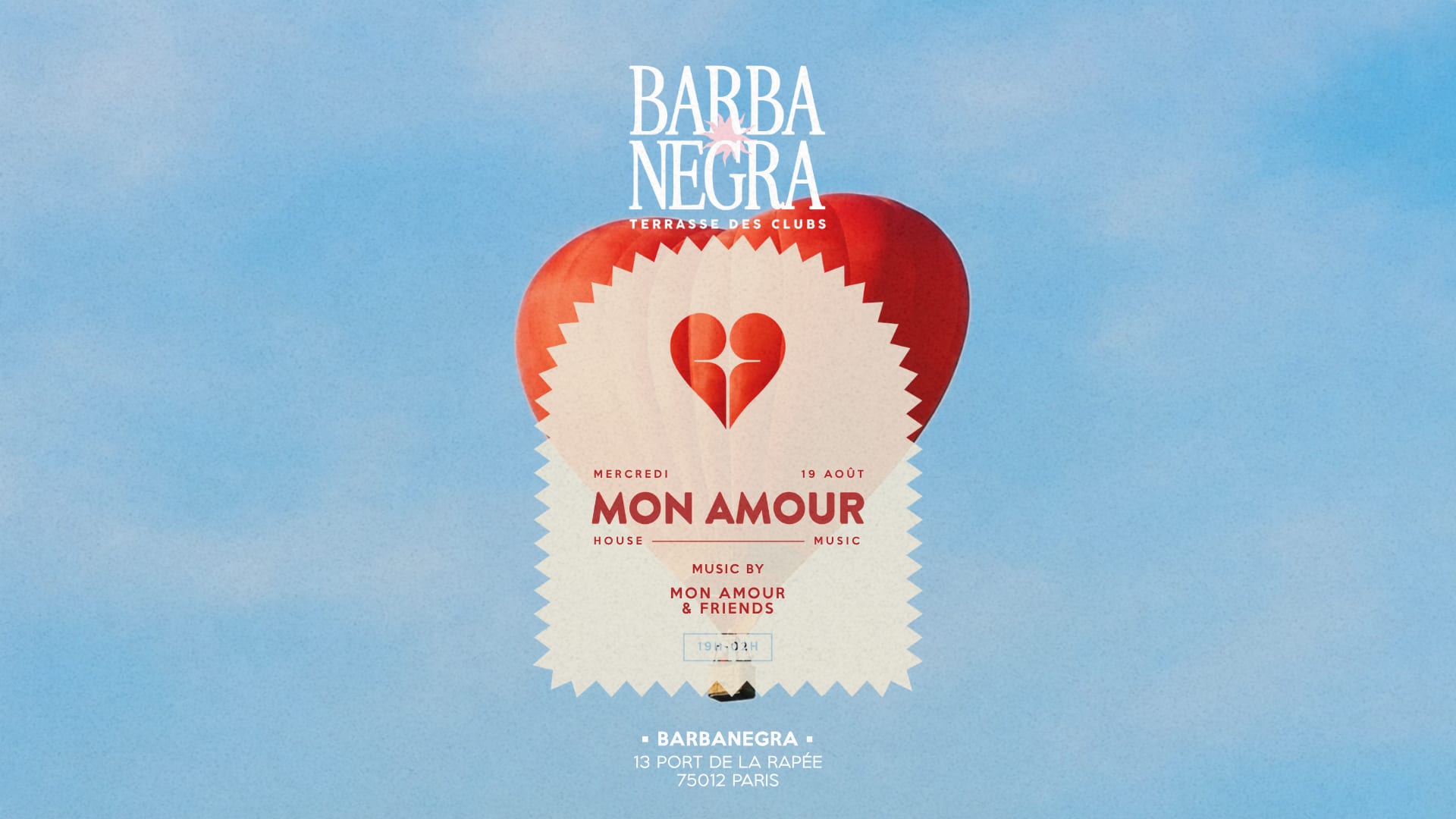 Mon Amour X Barbanegra - Mercredi 19 Août