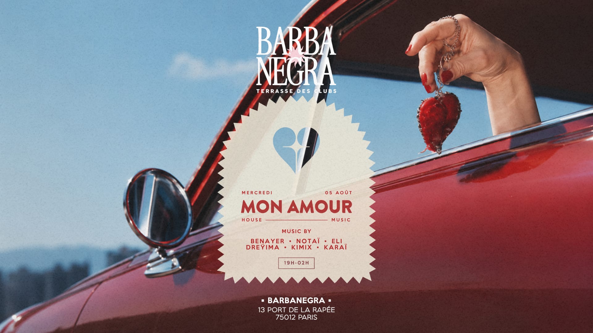 Mon Amour X Barbanegra - Mercredi 5 Août
