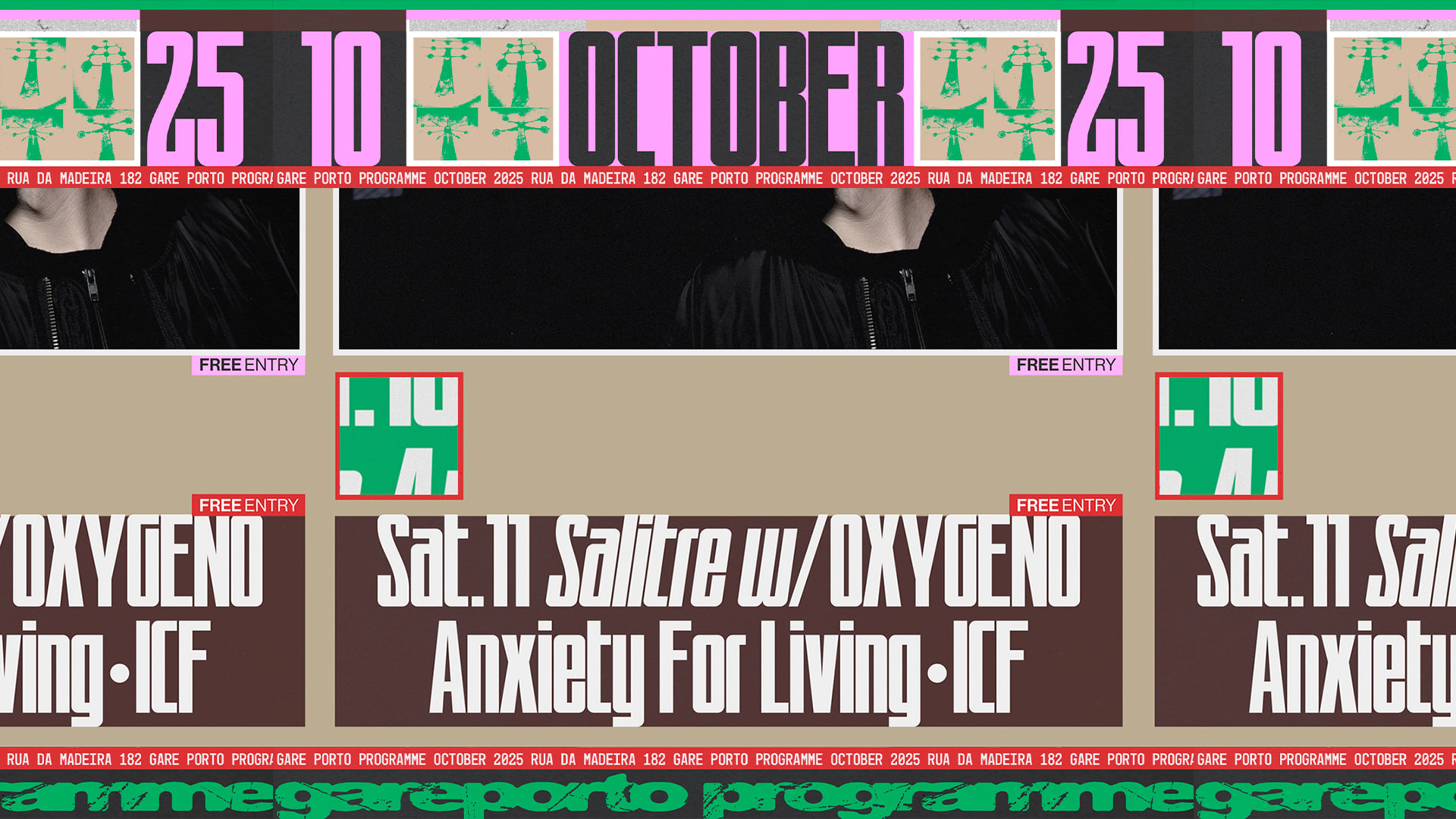 Salitre With Oxygeno, Anxiety For Living, Icf (Free Entry)
