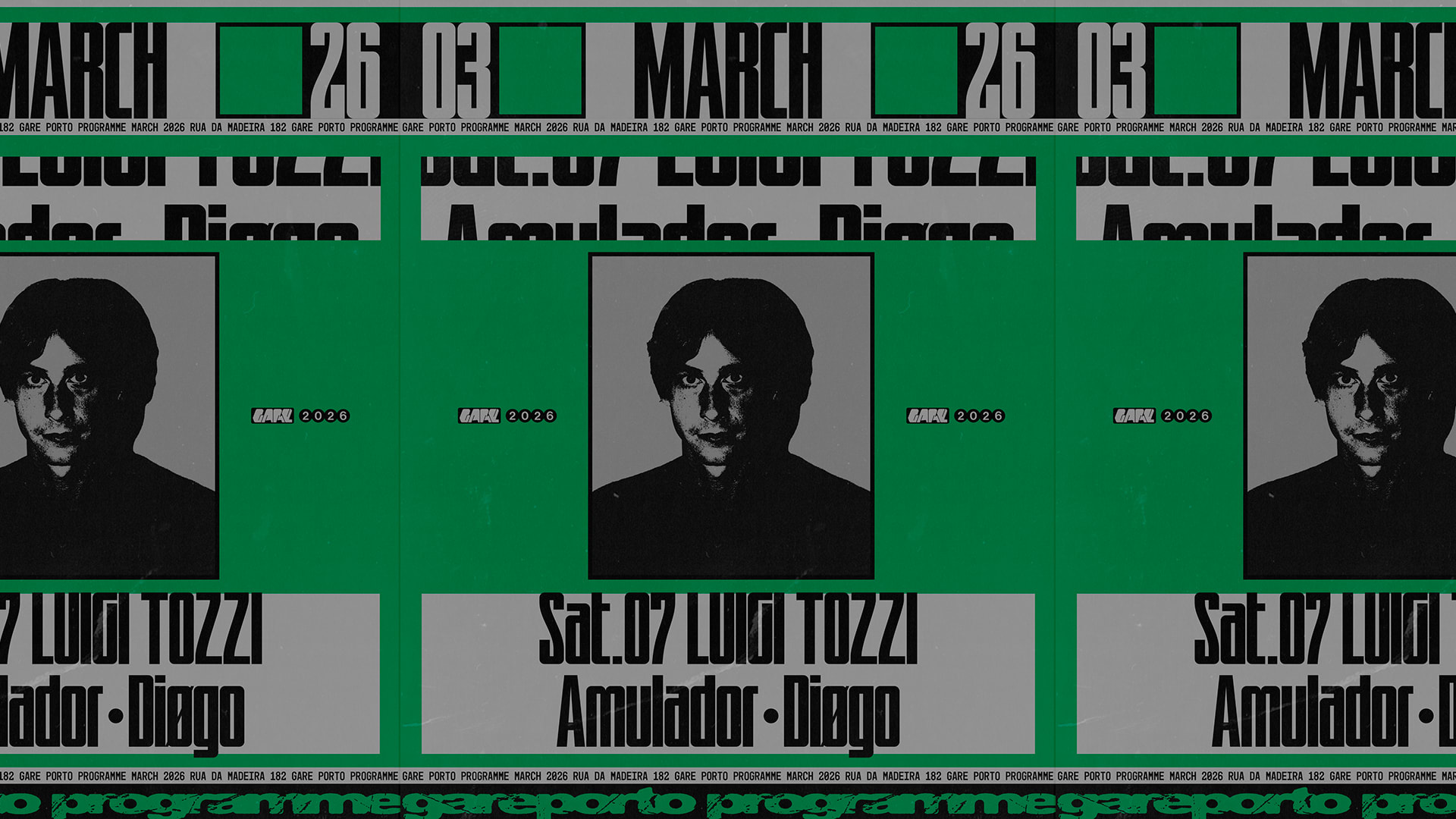 Luigi Tozzi, Amulador, Diøgo