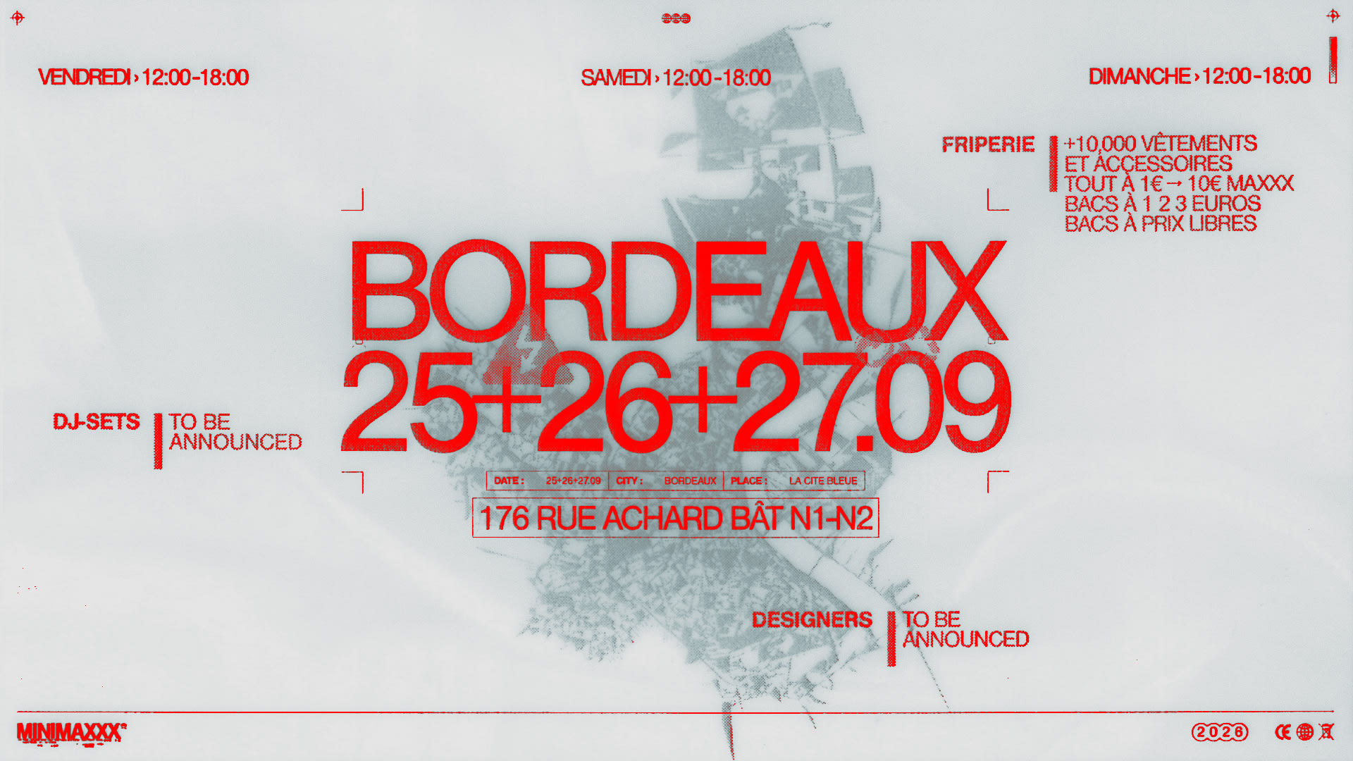 [Bordeaux] Friperie + Dj-Sets + Designers