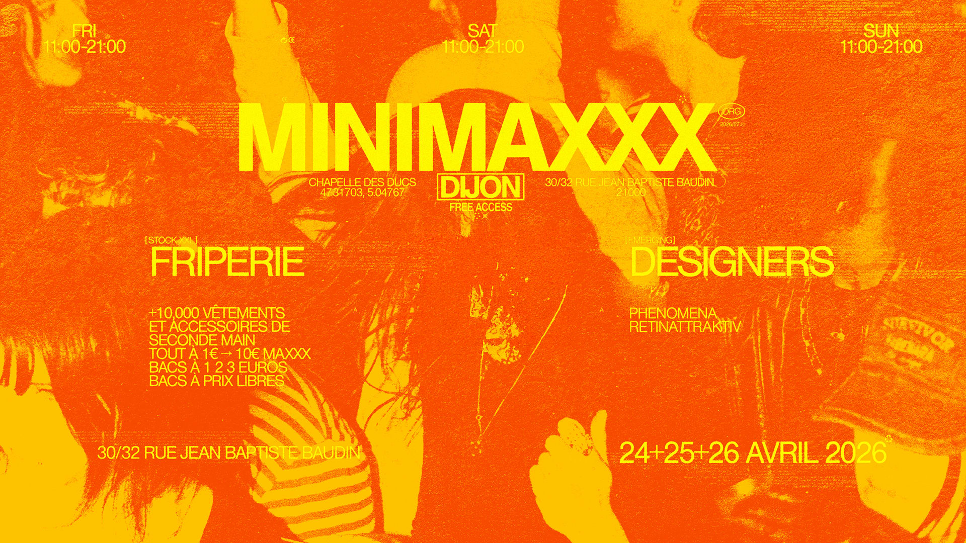 [Dijon] Friperie + Dj-Sets + Designers