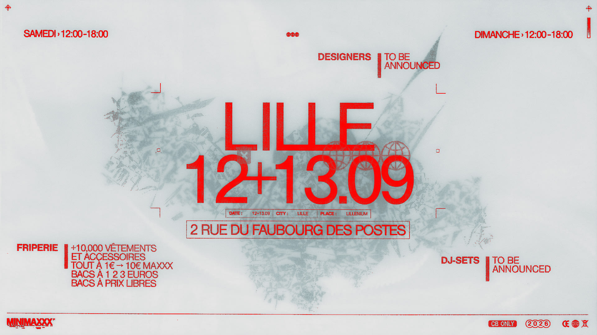 [Lille] Friperie + Dj-Sets + Designers