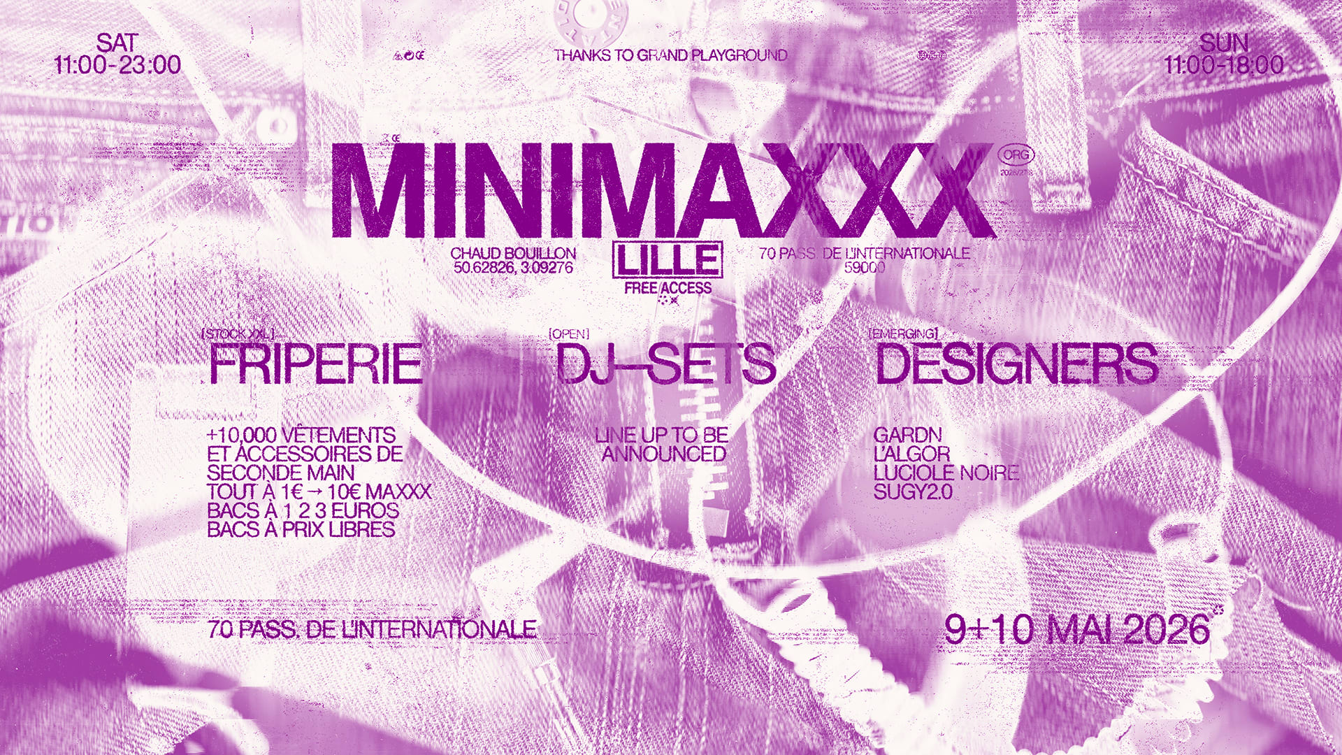 [Lille] Friperie + Dj-Sets + Designers