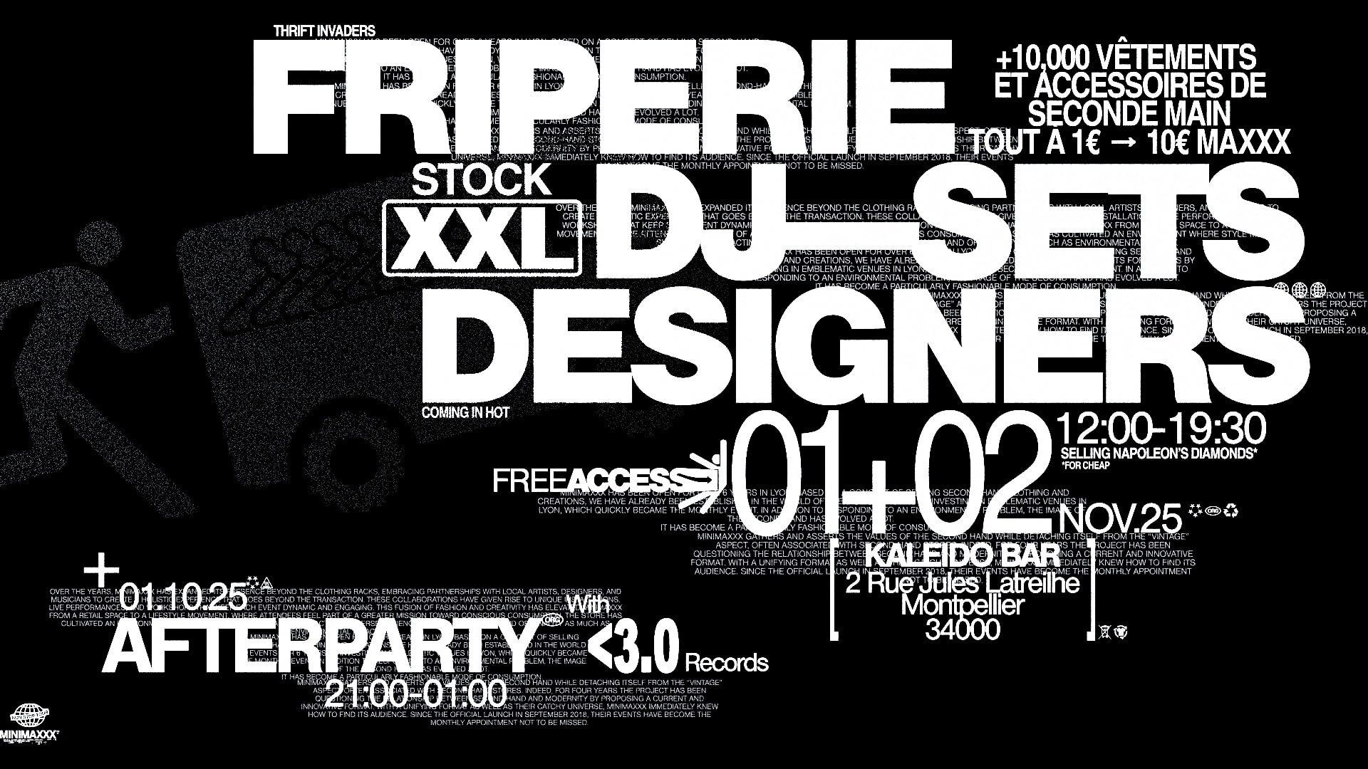[Montpellier] Friperie + Dj-Sets + Designers