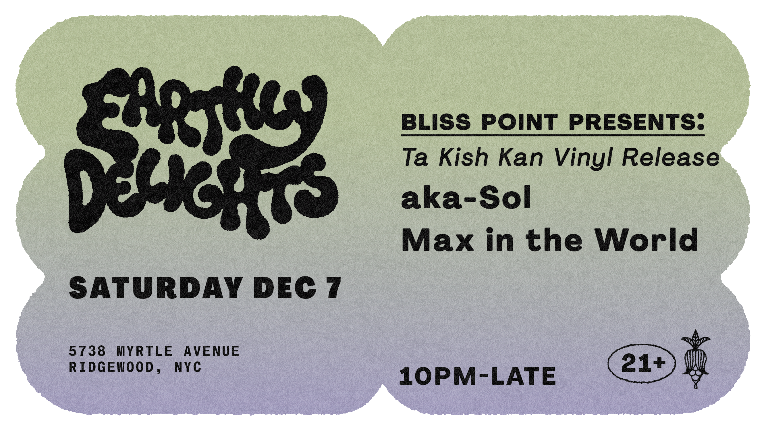 Bliss Point Presents: Ta Kish Kan Vinyl Release