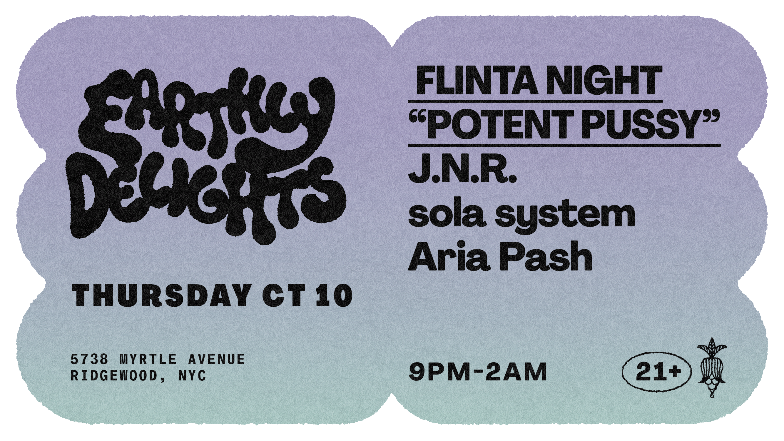 Flinta | Potent Pussy - J.N.R., Sola System, Aria Pash