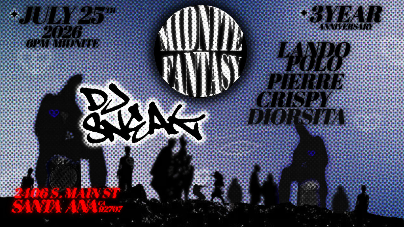 Midnite Fantasy 3 Year Anniversary Party - Dj Sneak