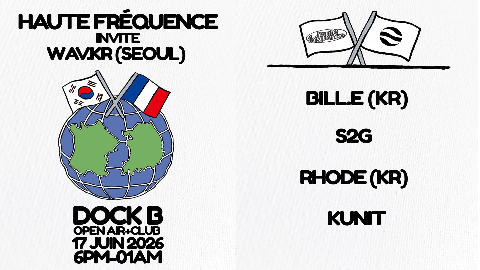 Haute Fréquence & Wav_Kr : Open-Air & Club