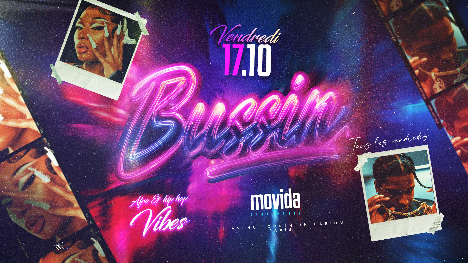 Bussin - Soiree Hip Hop & Afrobeat