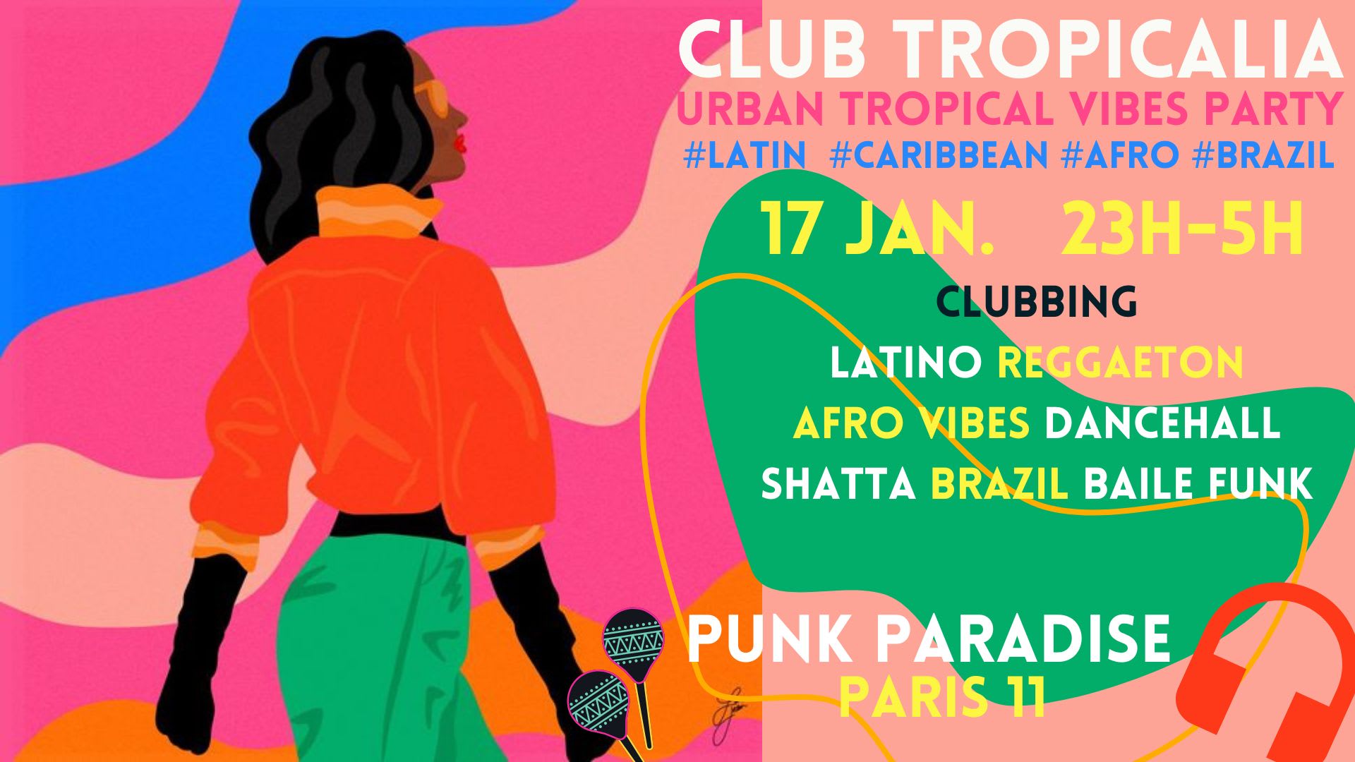 Club Tropicalia 17/1 ~ Afro, Latin, Caribbean, Brazil Vibes