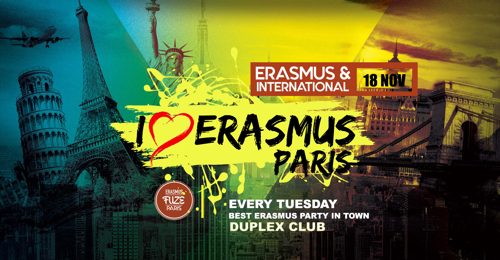 Erasmus Party Duplex Club 18