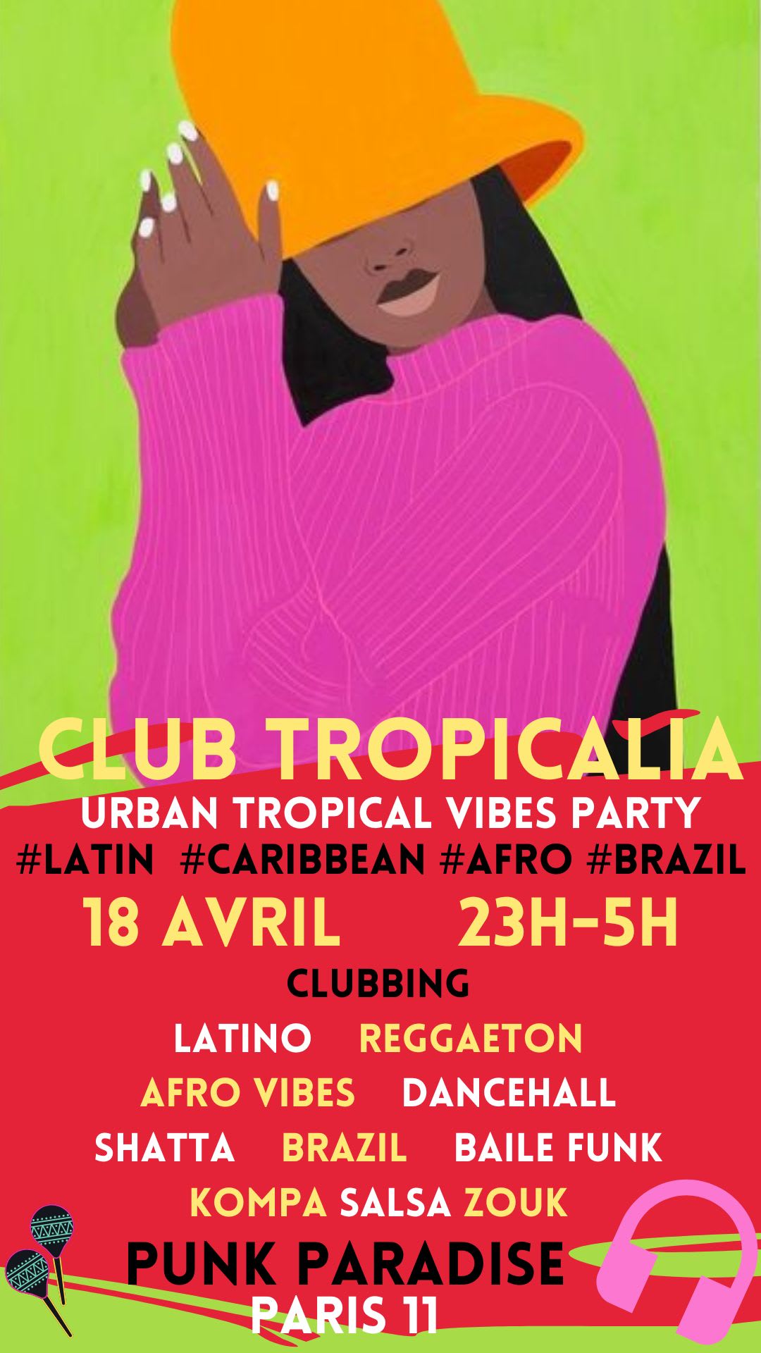Club Tropicalia 18/4 ~ Afro, Latin, Caribbean, Brazil Vibes!