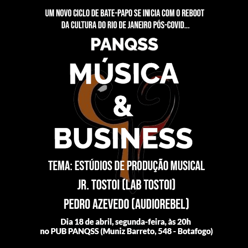 Panqss Música & Business - Dia 18 De Abril: Tostoi E Pedro Azevedo