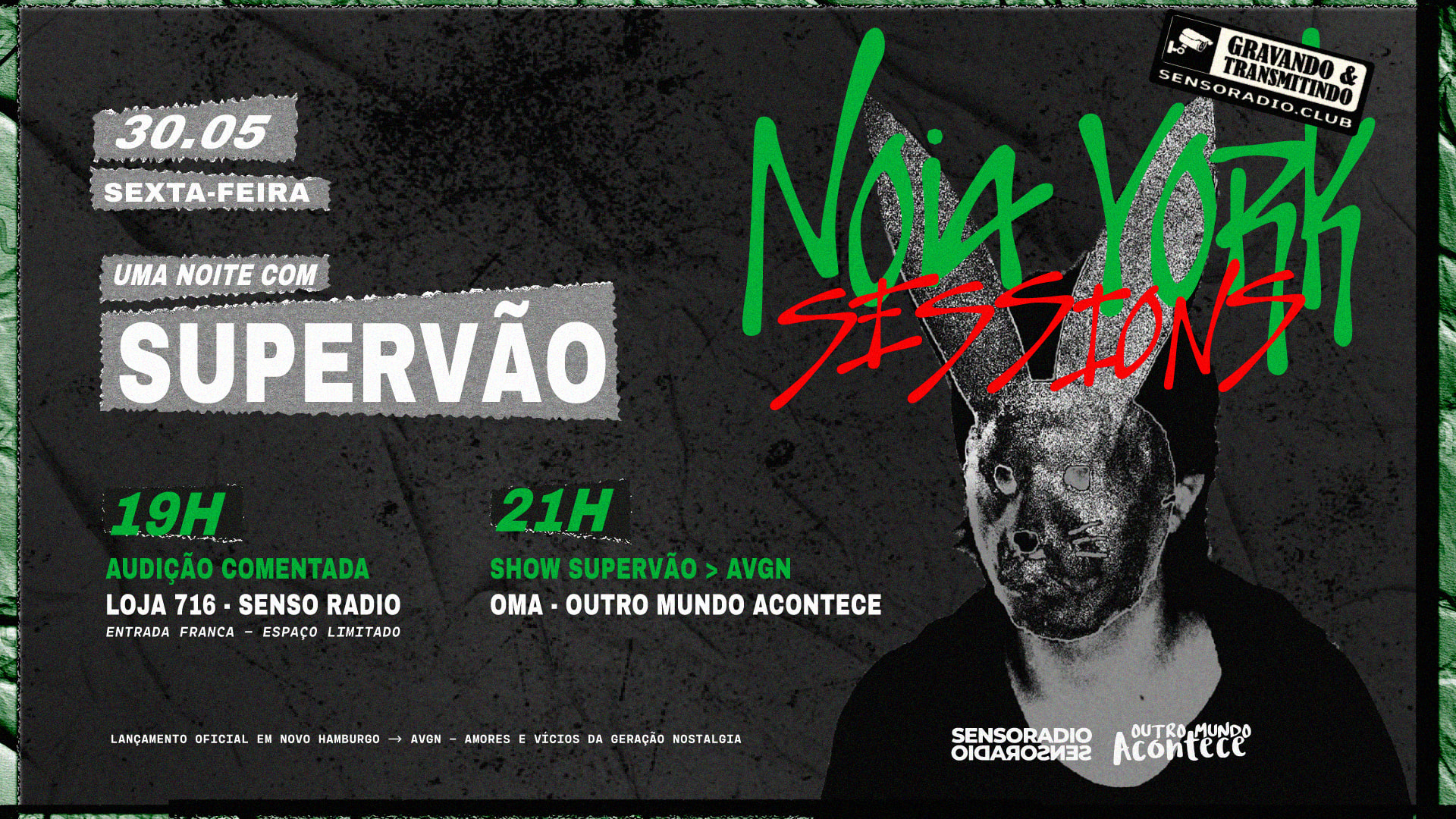 Supervão - Lançamento Do Vinil Na Oma
