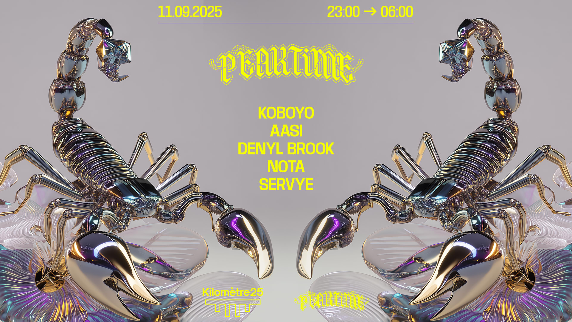 Peaktime : Koboyo, Aasi, Denyl Brook, Nota, Servye