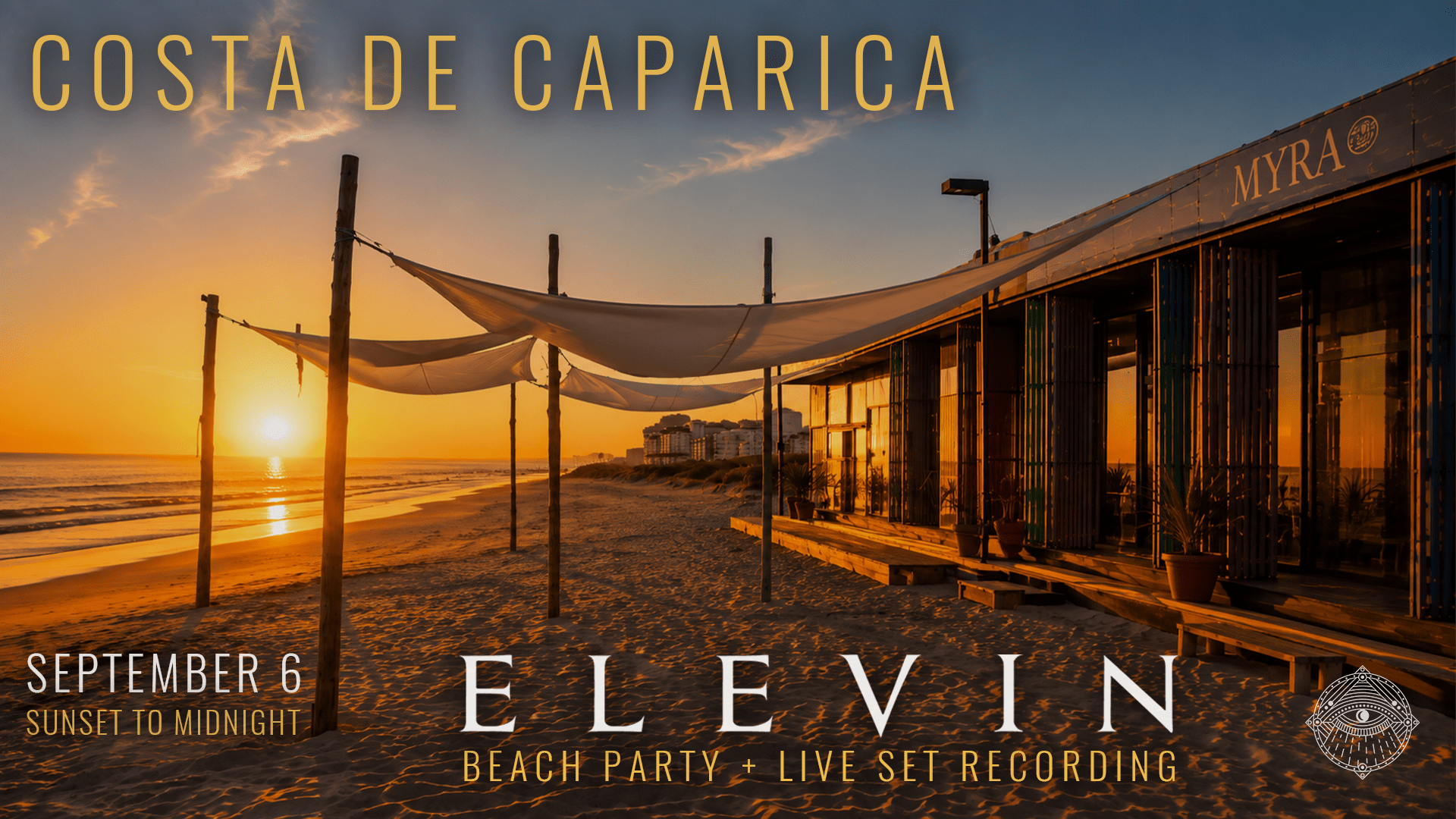 Elevin Beach Party + Live Set Recording At Costa De Caparica