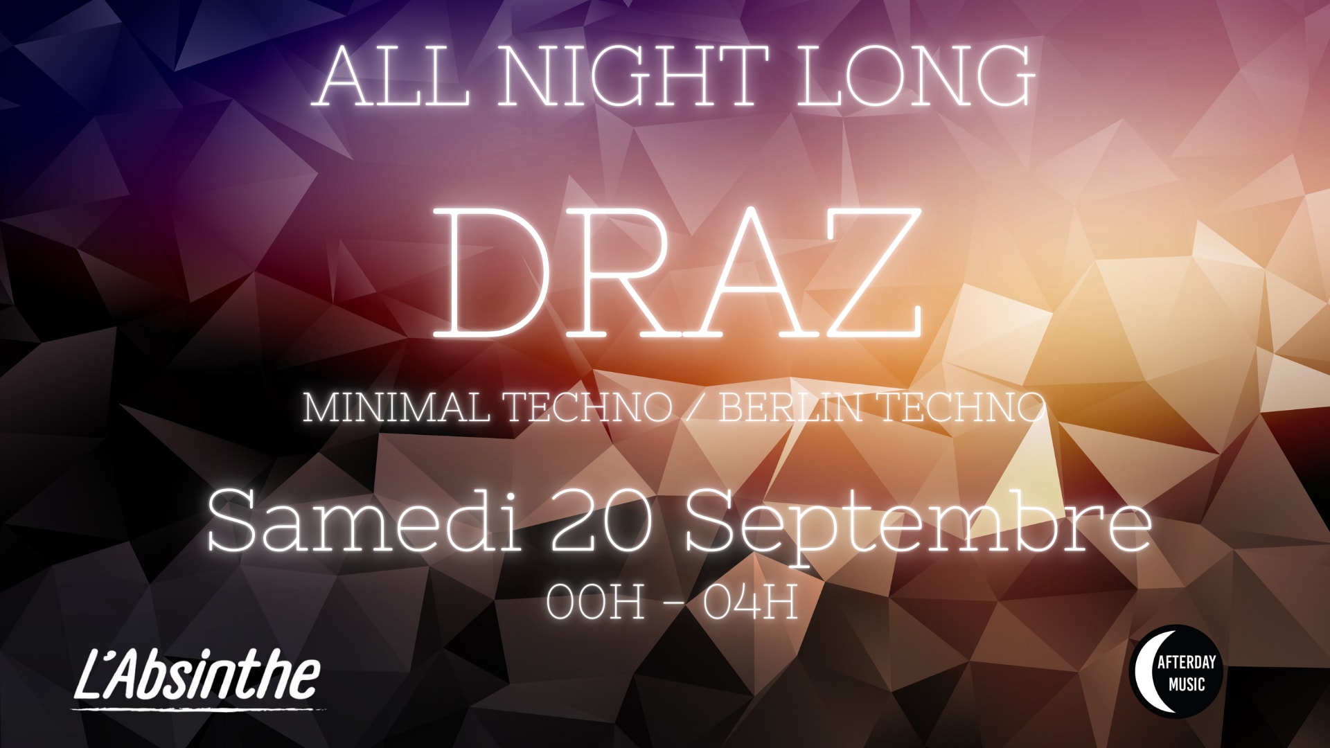 All Night Long Techno - Draz - Afterday Music