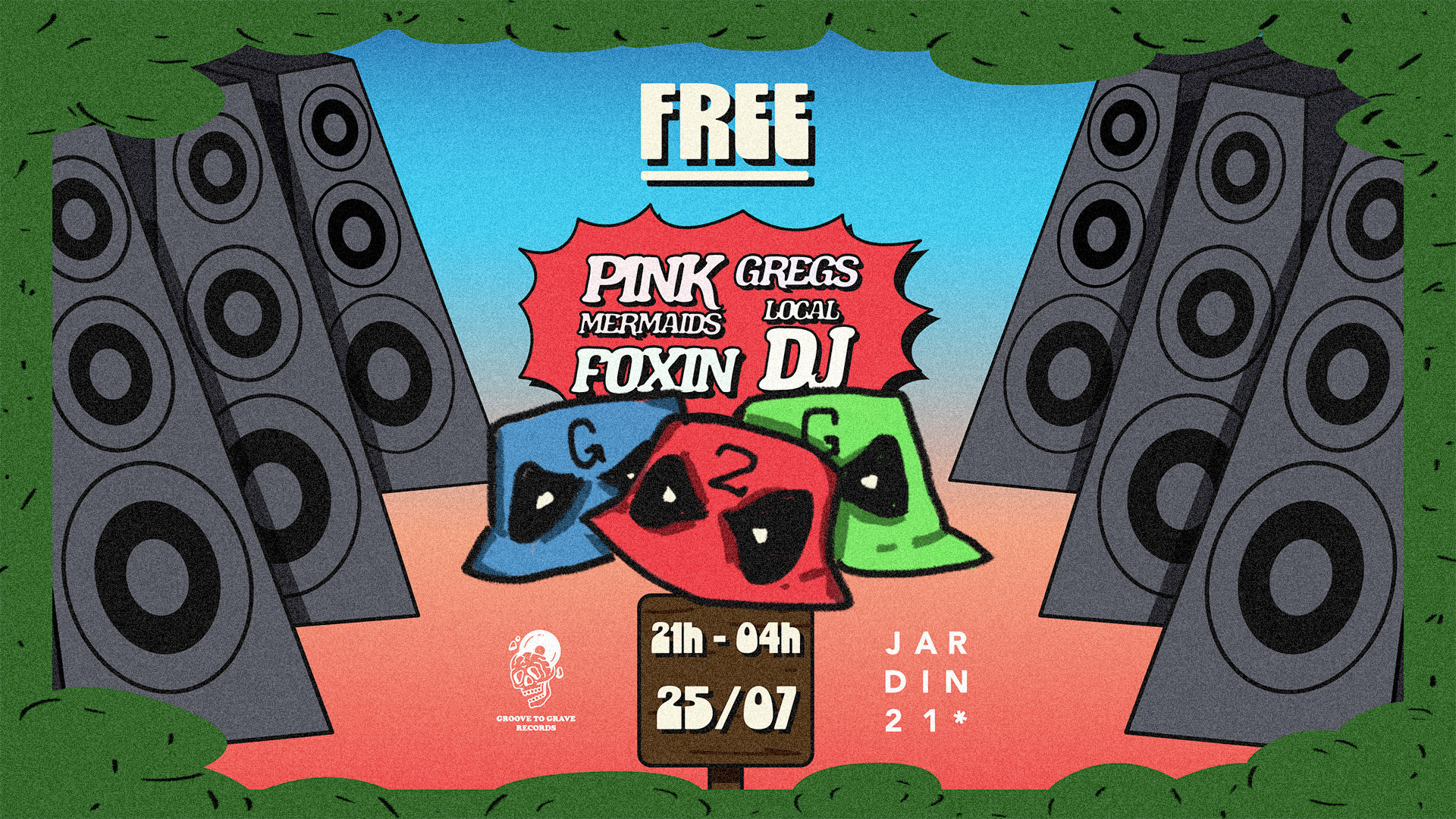 Groove To Grave X Jardin21 ~ Open Air
