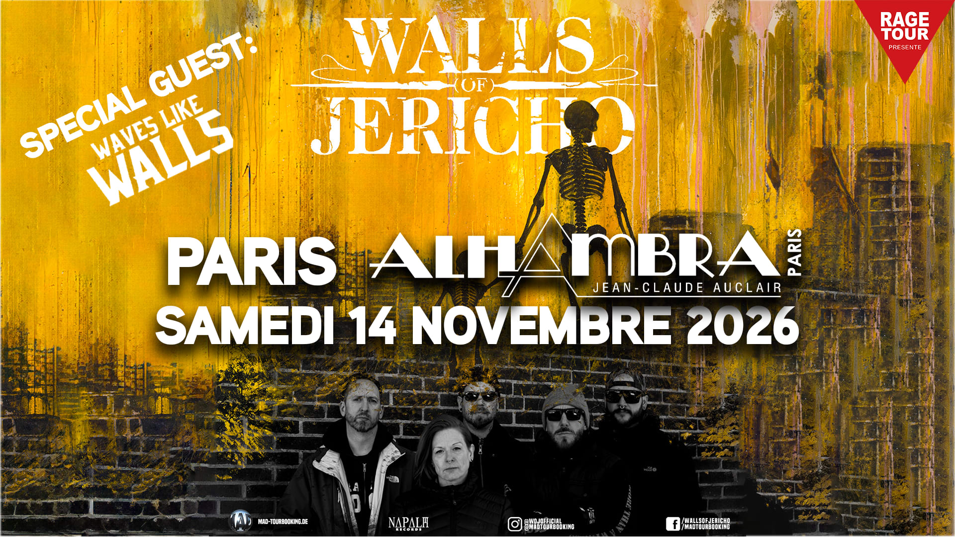 Walls Of Jericho +  Waves Like Walls