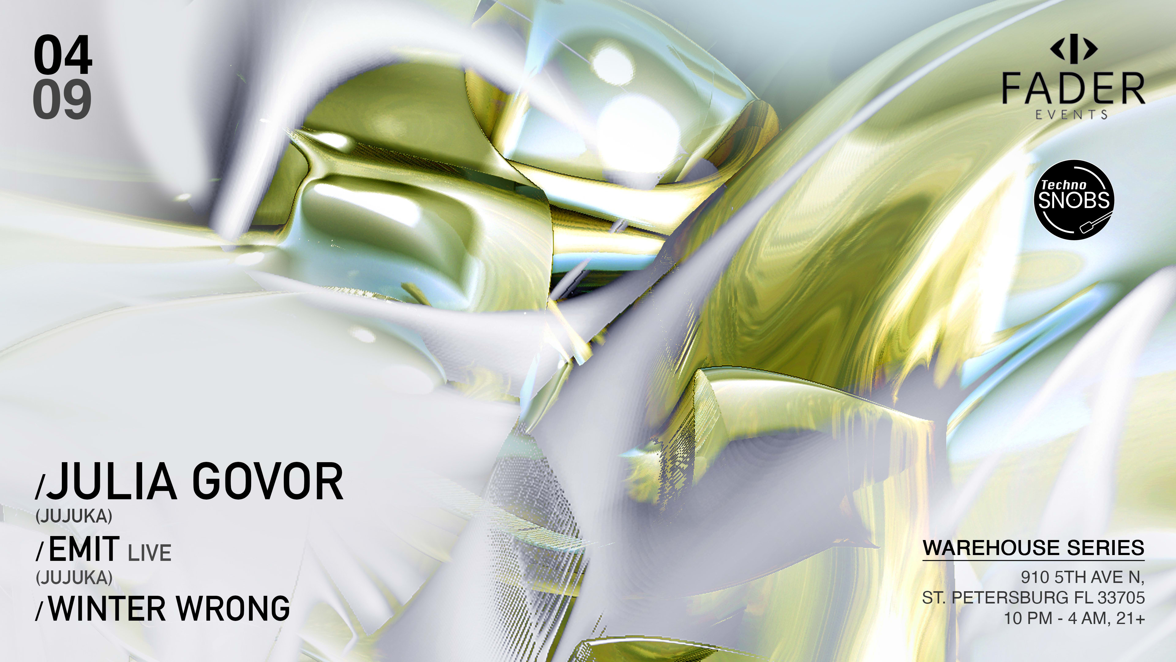 Fader Events Invites: Julia Govor & Emit (Live): Jujuka Music Showcase