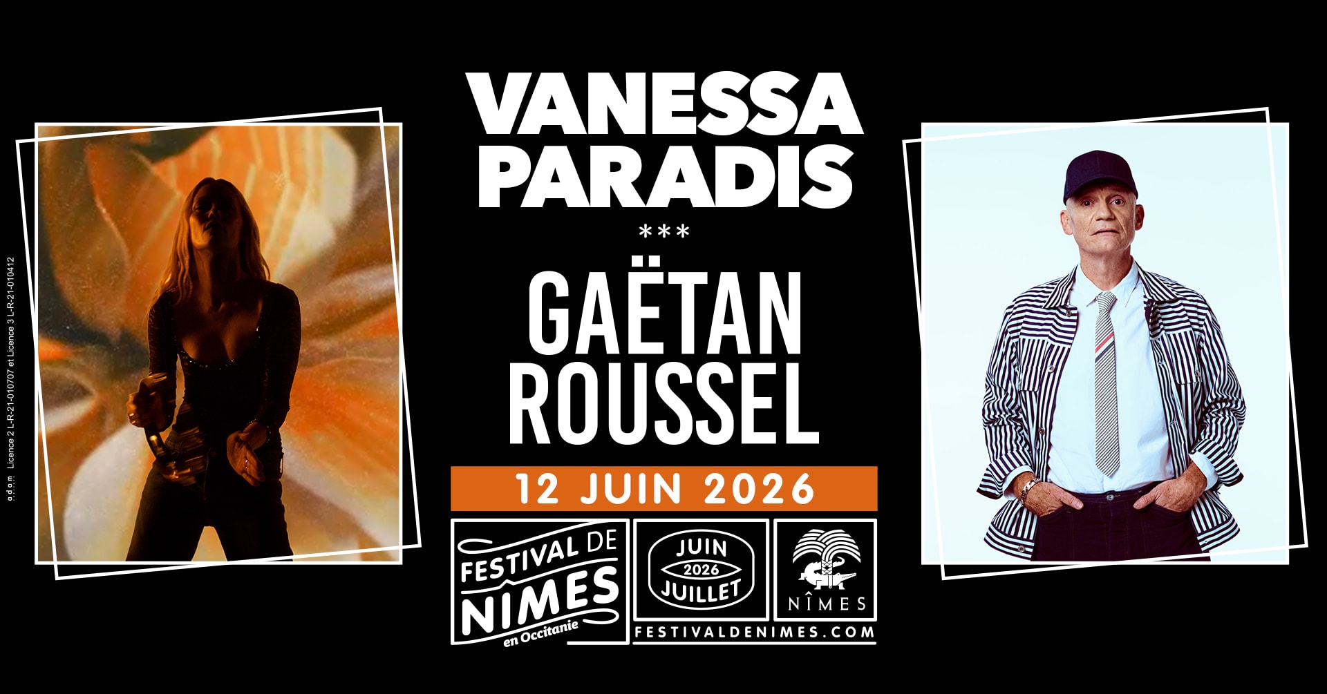 Vanessa Paradis + Gaetan Roussel - Festival De Nimes 2026