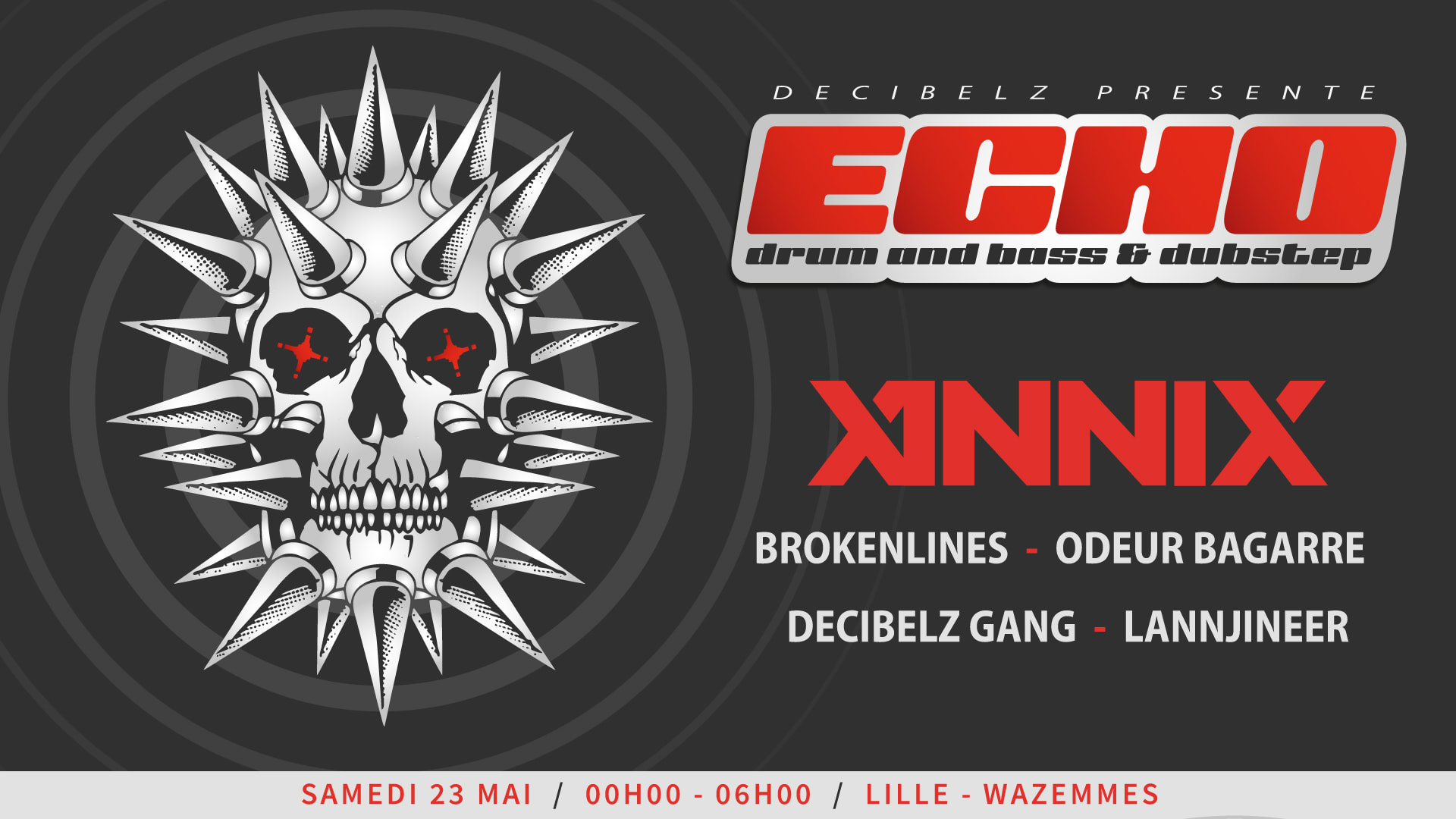 Decibelz Présente Echo - All Night Long W/ Annix (Uk)