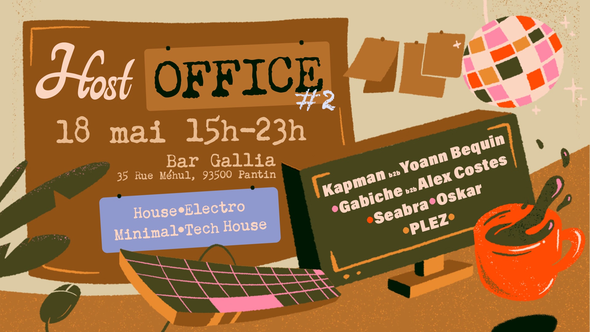 Host Office 2 - Nouveau Séminaire Électronique Au Bar Gallia