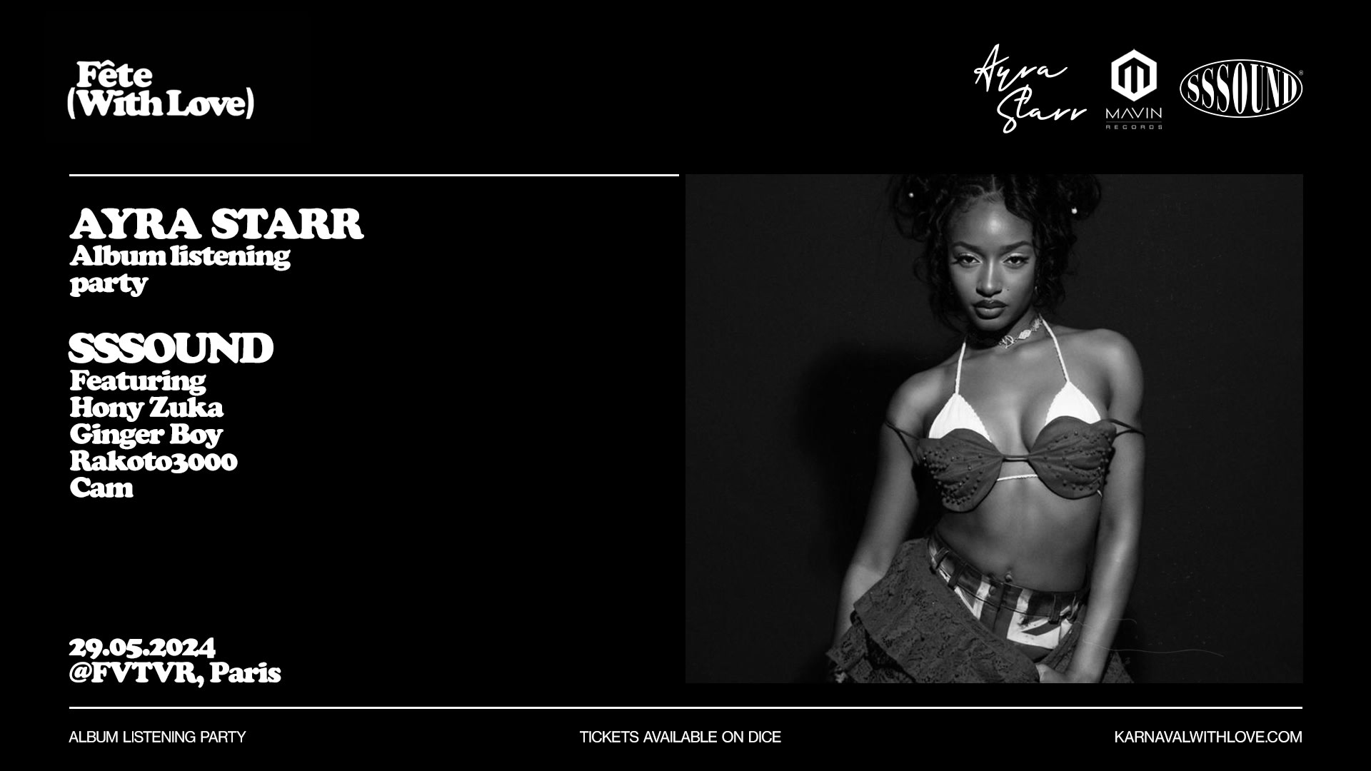 Sssound X Fête (With Love) W/ Ayra Starr