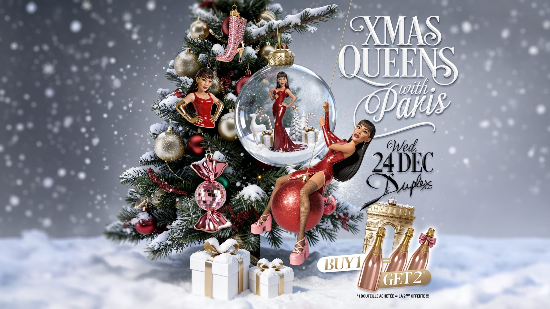 Xmas Queens With "Paris" ! 24.12