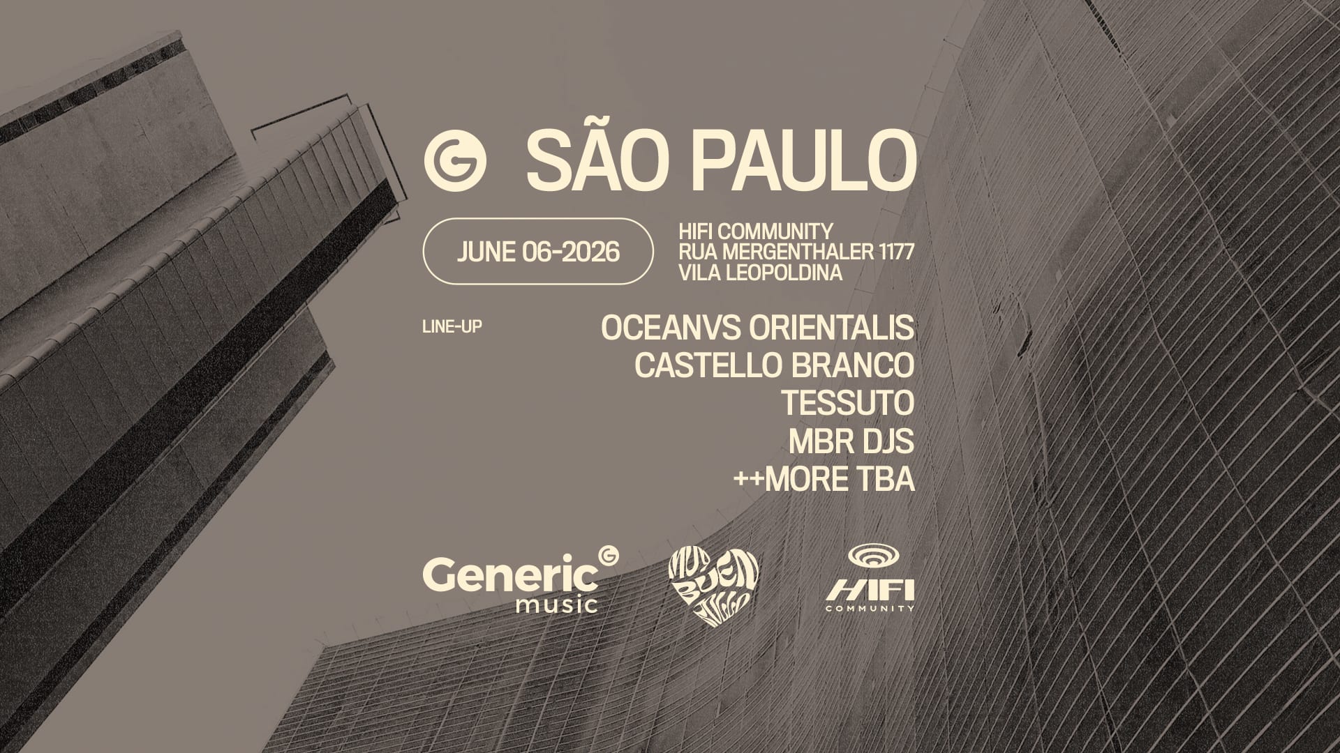 Mbr Apresenta Generic Music Istanbul C/ Oceanvs Orientalis