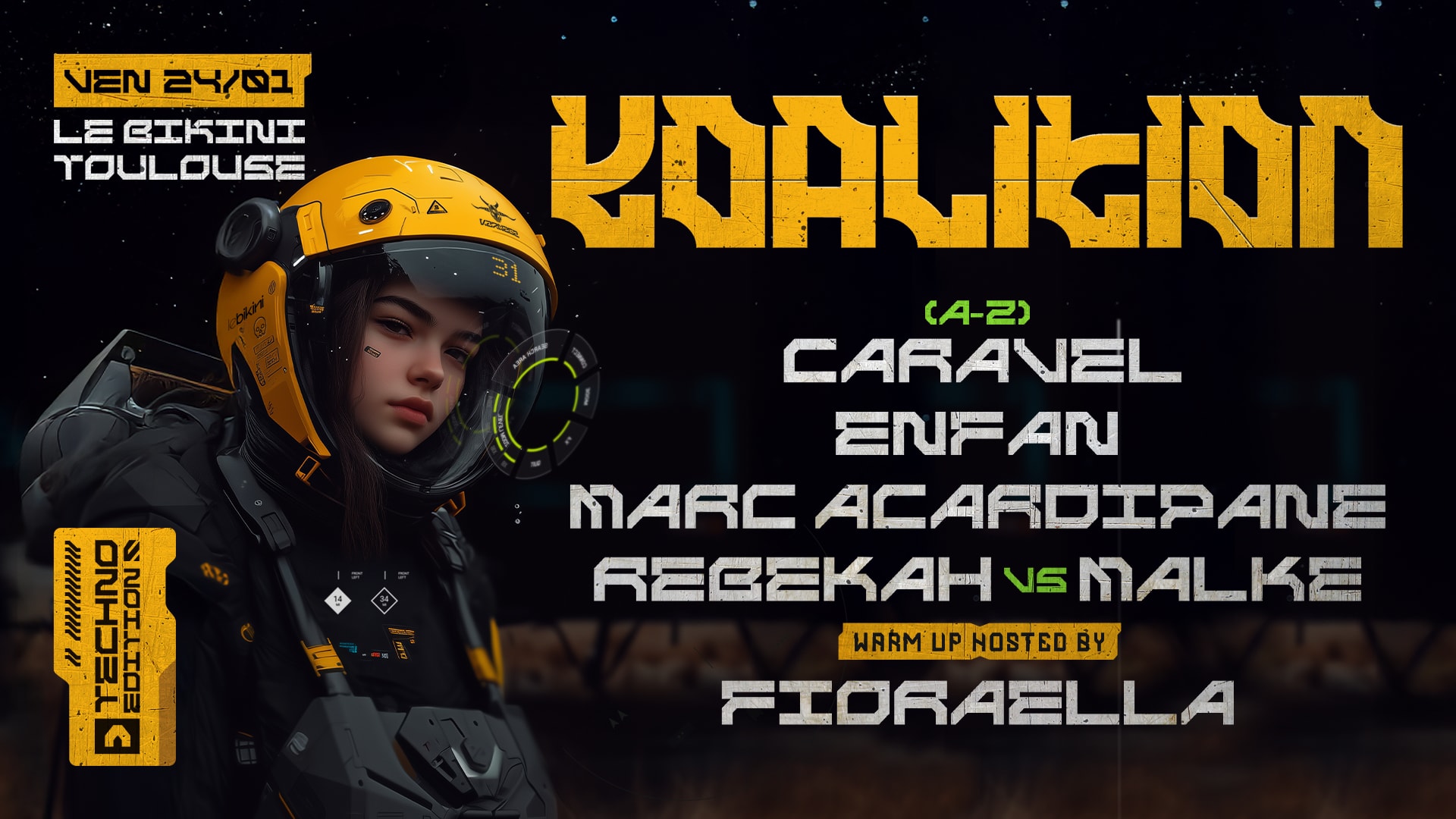 Koalition W/ Caravel, Enfan, Marc Acardipane, Rebekah..