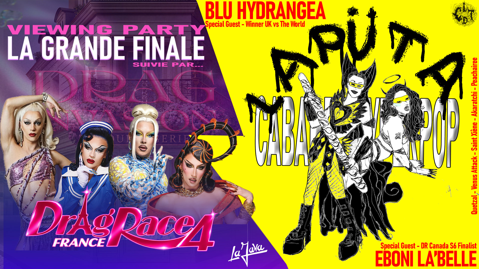 Viewing Finale Drag Race Fr S4 + Lapüta : Cabaret Hyperpop