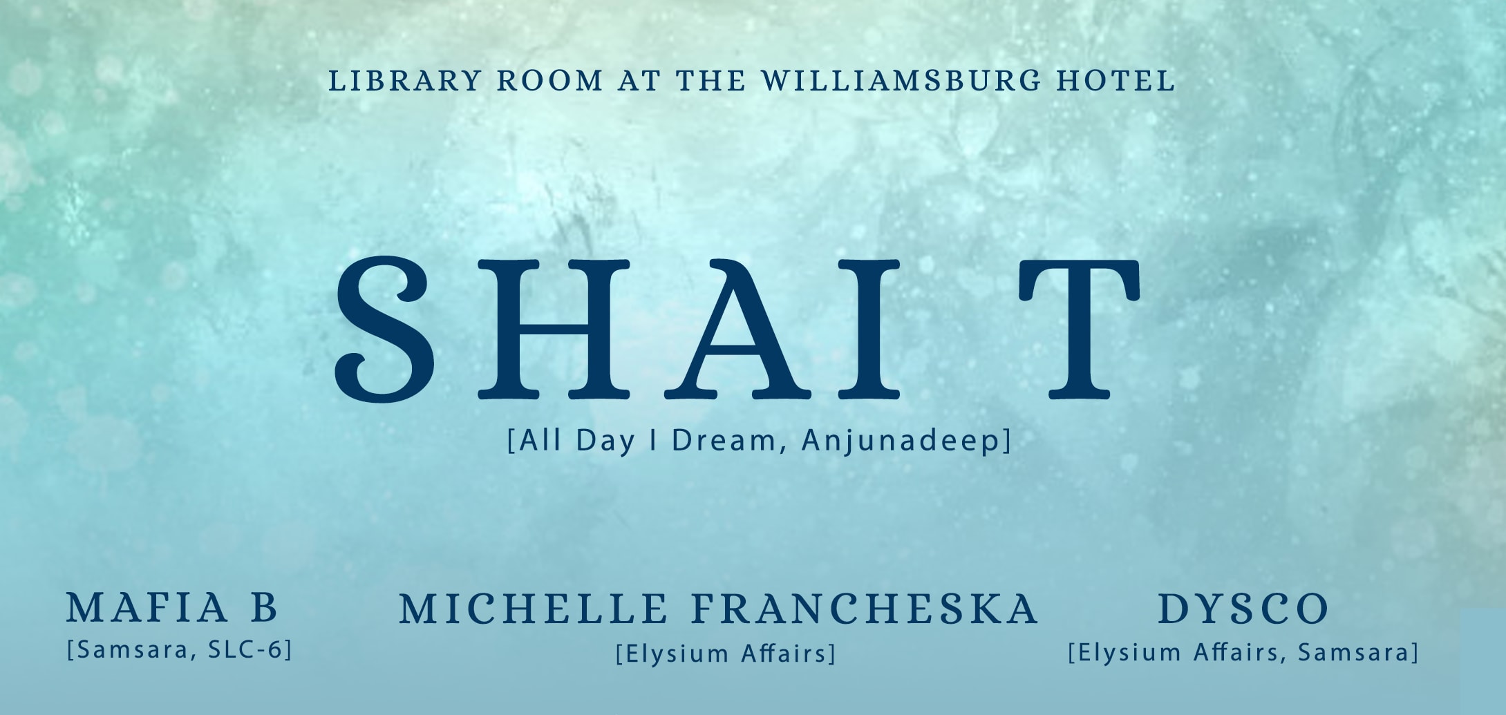 Shai T At The Library Room.
